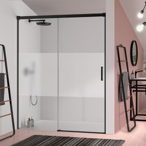 Frente de ducha Glasé GS102 - Fijo + puerta 2