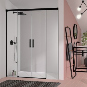 Frente de ducha Glasé GS100 - 2 fijos + 2 puertas