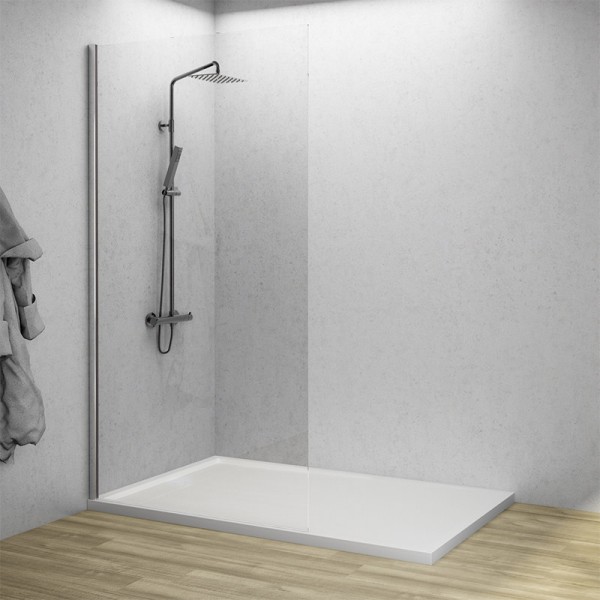 Plato de ducha semienmarcado a medida modelo Kore