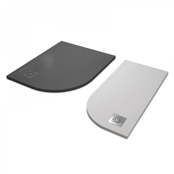 Plato de ducha semicircular a medida modelo Angular