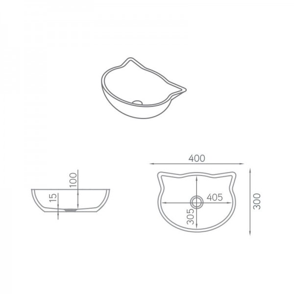 Lavabo sobre encimera - Seno DeltaPlus