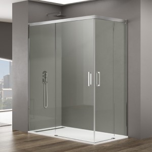 Mampara de ducha BASIC - angular al vértice