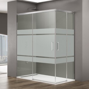 Mampara de ducha BASIC - angular al vértice 2