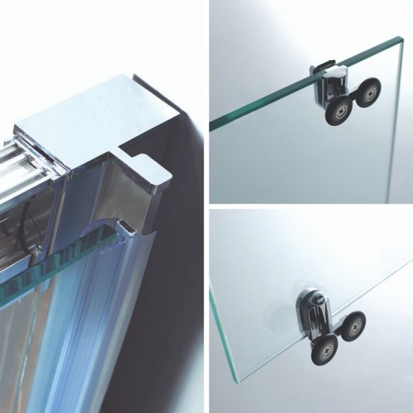 Mampara de ducha PRESTIGE TITAN - fijo + corredera