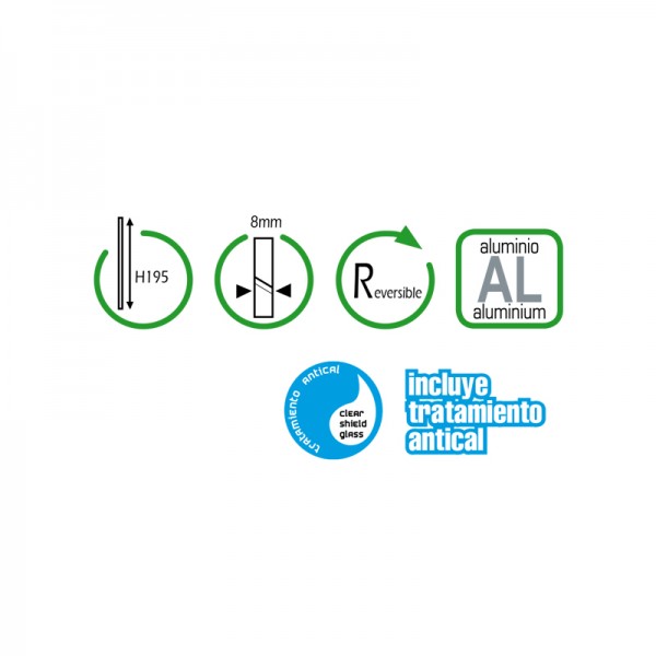 Fijo de ducha SCREEN - mampara de ducha fija