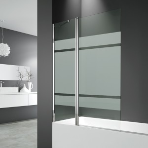 Mampara de bañera OPEN 2 - panel fijo+abatible 150x122 2