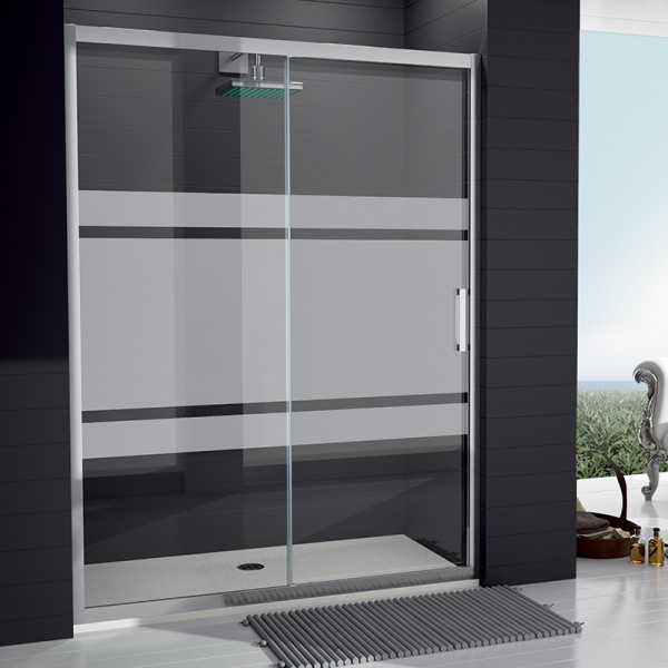 Mampara de ducha serie 300 - 2 Fijo + 2 Puertas