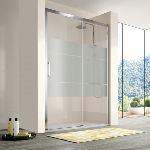 Mampara de ducha 400 - Fijo + Corredera