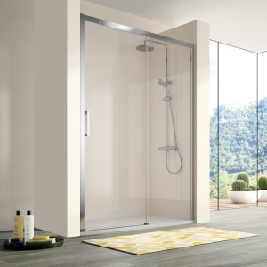 Mampara de ducha 400 - Fijo + Corredera