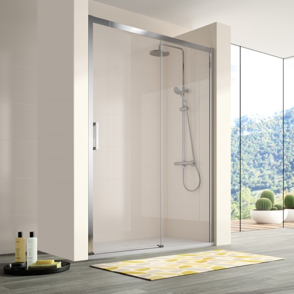 Mampara de ducha 400 - Fijo + Corredera