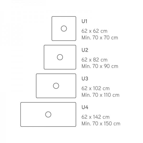 Plato de ducha a medida Unic