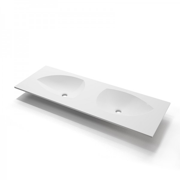 Lavabo doble con encimera AmeliPlus