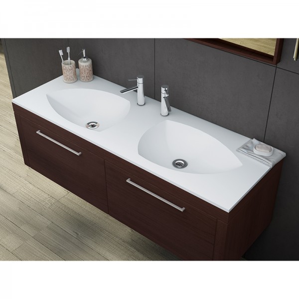 Lavabo doble con encimera AmeliPlus