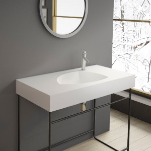 Lavabo con encimera y faldón AmeliPlus 2