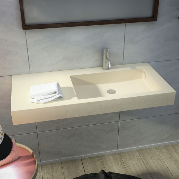 Lavabo con encimera y faldón Alfa ST-ONE