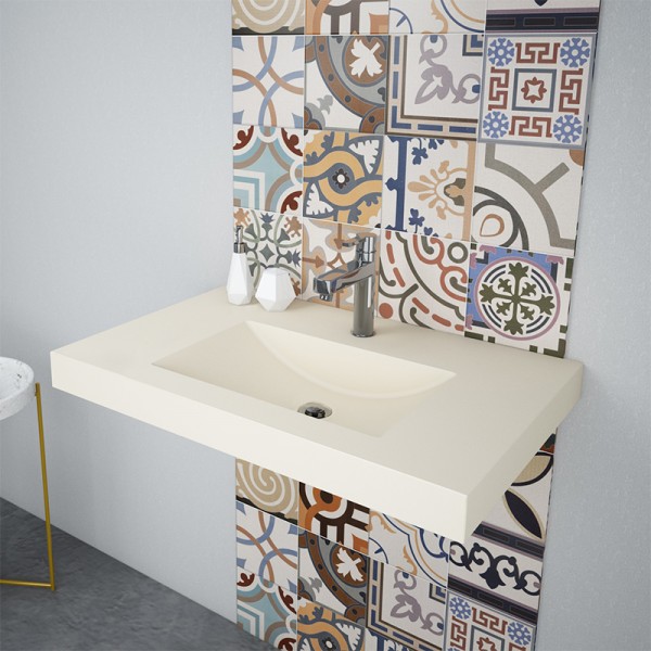 Lavabo con encimera y faldón Epsilon ST-ONE