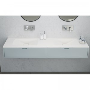 Lavabo doble con encimera Sigma ST-ONE 2