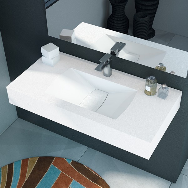 Lavabo con encimera y faldón Sigma ST-ONE