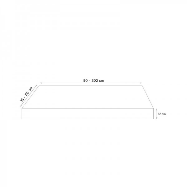 Encimera con faldón para baño SurfacePlus (solidsurface)