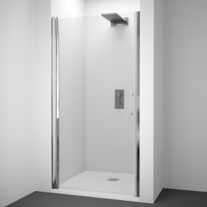 Mampara de ducha abatible Tánger - puerta de vidrio