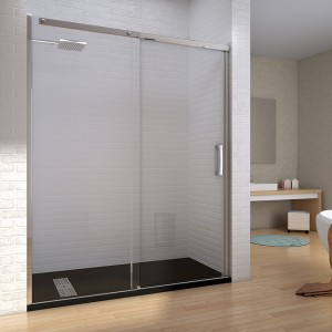 Mampara de ducha frontal S.5000 AL - una puerta + un fijo 2