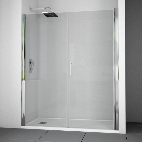 Mampara de ducha abatible Ankara - puerta abatible + fijo en línea