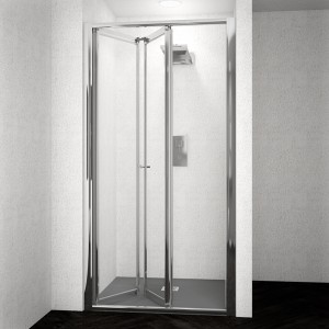 Mampara de ducha plegable Burdeos - puerta plegable