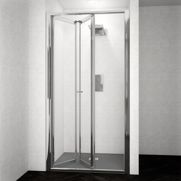 Mampara de ducha plegable Burdeos - puerta plegable