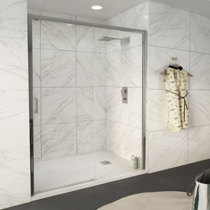 Mampara de ducha X-20 - puerta deslizante + panel fijo 2